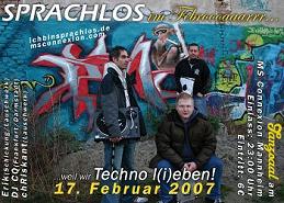 SPRACHLOS im Febroooaaarrr - weil wir Techno l(i)eben!!!